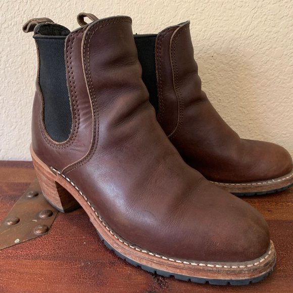 Red Wing Shows ‘Harriet’ Boots Mahogany Brown - Picture 2 of 3